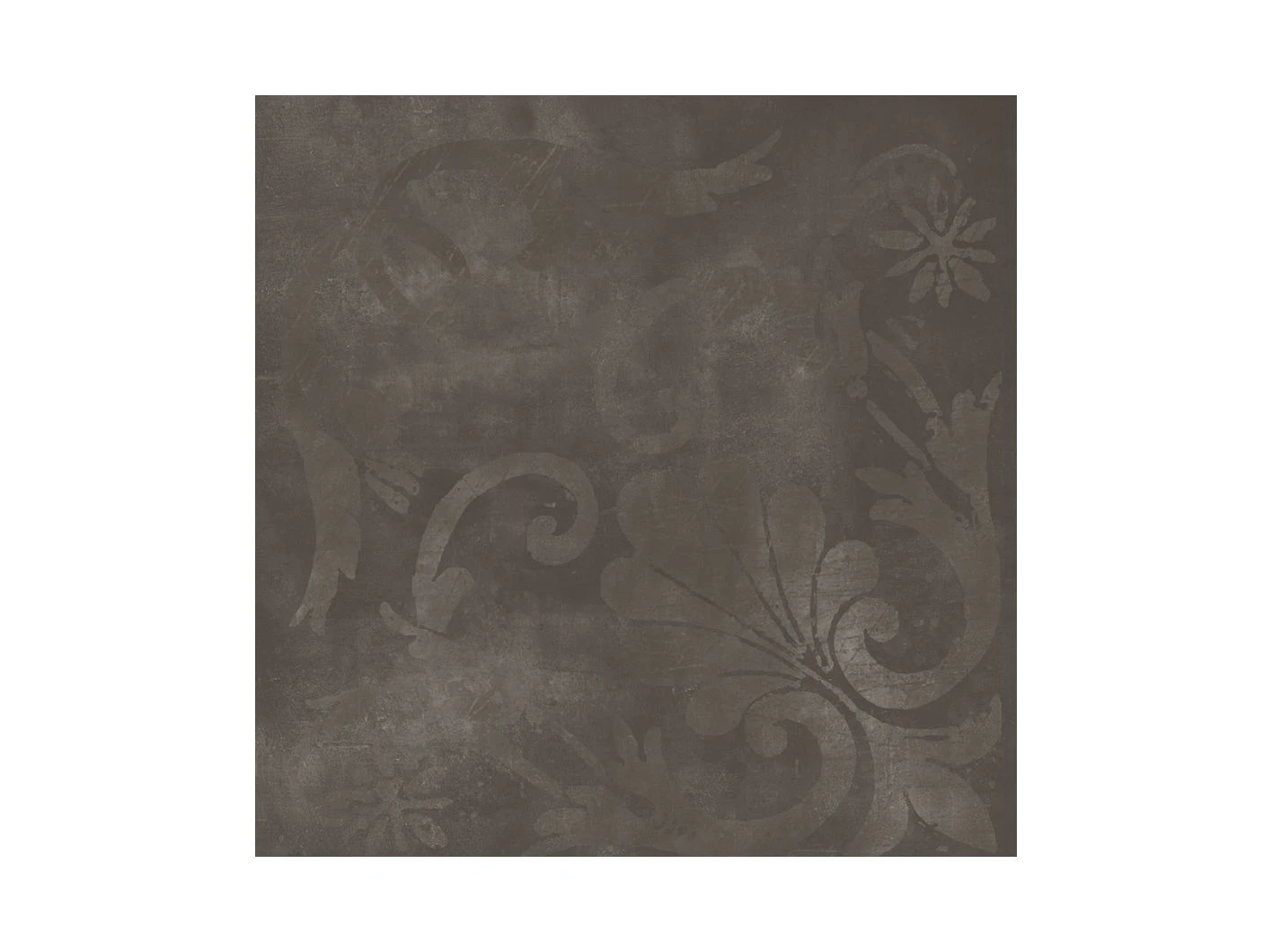 Keramische Tegel Kera Twice Fiammito Antracite Decor 60 x 60 x 4.8 cm - Afbeelding 1